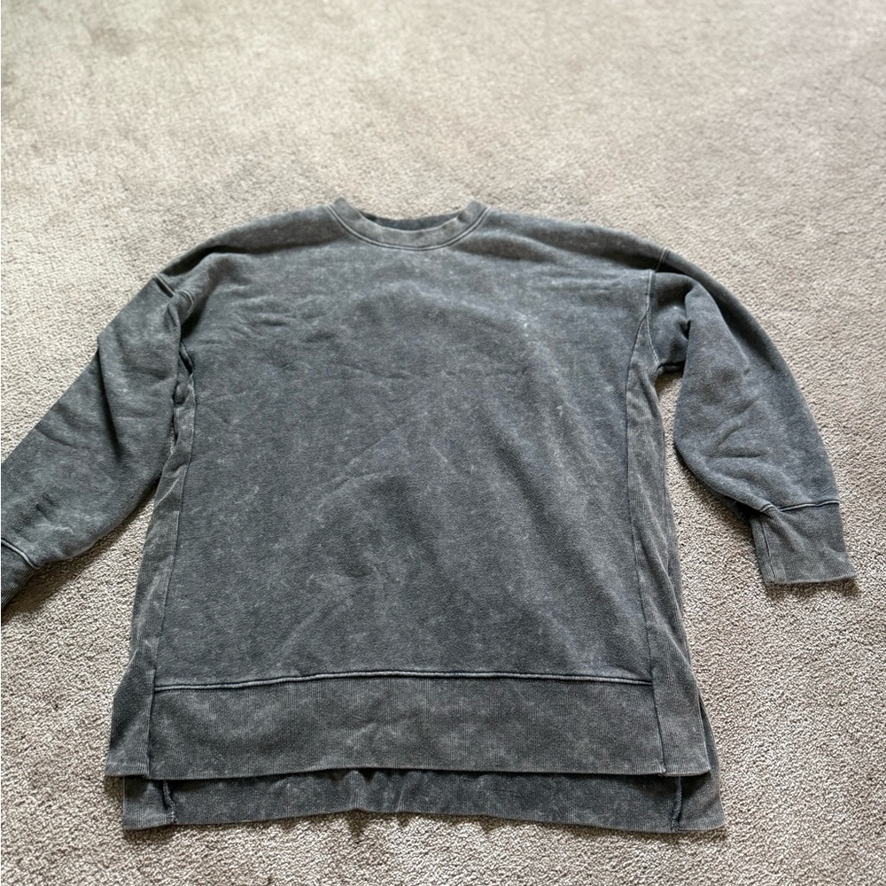 SO Charcoal Long Sleeve Top